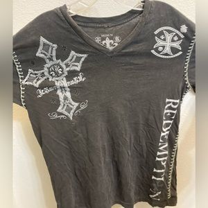 Black raw state men’s shirt